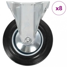vidaXL Roți fixe, 8 buc., 160 mm 277981