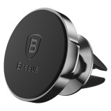 SUPORT AUTO Baseus Small Ears pt. SmartPhone, fixare grila ventilatie, unghi reglabil, negru &quot;SUER-A01&quot; - 6953156253025