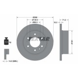 Textar Disc frana PRO