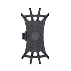 Suport Telefon pentru, Bicicleta, Motocicleta, Trotineta sau Carucior - Model Universal din Silicon Negru, CBD CORAL BEST DEALS Negru 13 cm Negru 1 Su