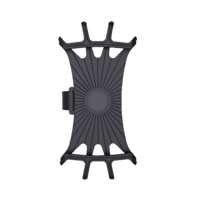 Suport Telefon pentru, Bicicleta, Motocicleta, Trotineta sau Carucior - Model Universal din Silicon Negru, CBD CORAL BEST DEALS Negru 13 cm Negru 1 Su foto