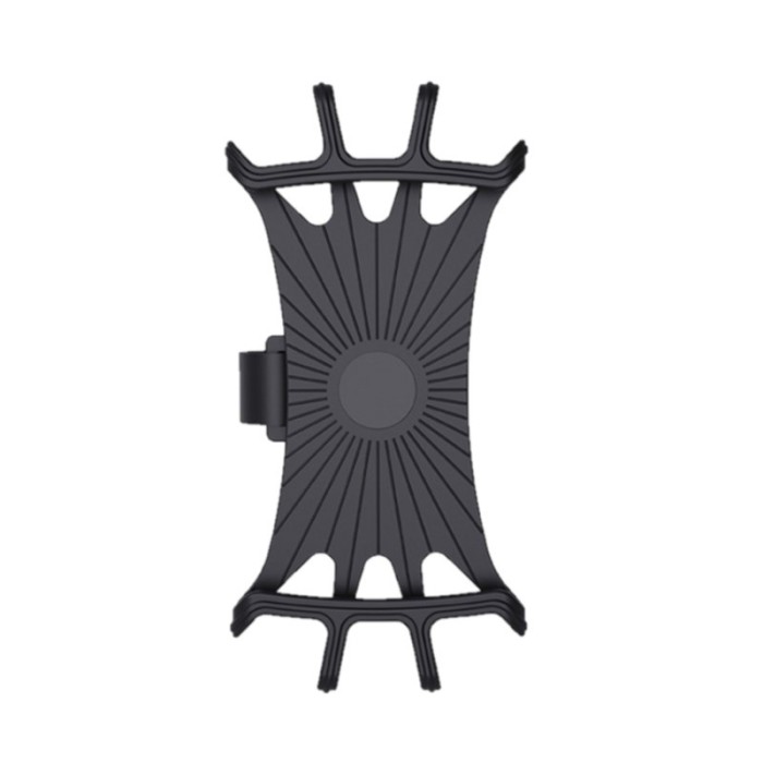Suport Telefon pentru, Bicicleta, Motocicleta, Trotineta sau Carucior - Model Universal din Silicon Negru, CBD CORAL BEST DEALS Negru 13 cm Negru 1 Su