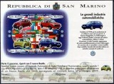 San Marino 1997 - Mașini de epoca, bloc neuzat