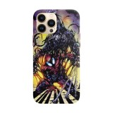 Husa compatibila cu Apple iPhone 14 Plus model Venom vs spiderman,Silicon, Tpu, Viceversa, Transparent, Carcasa