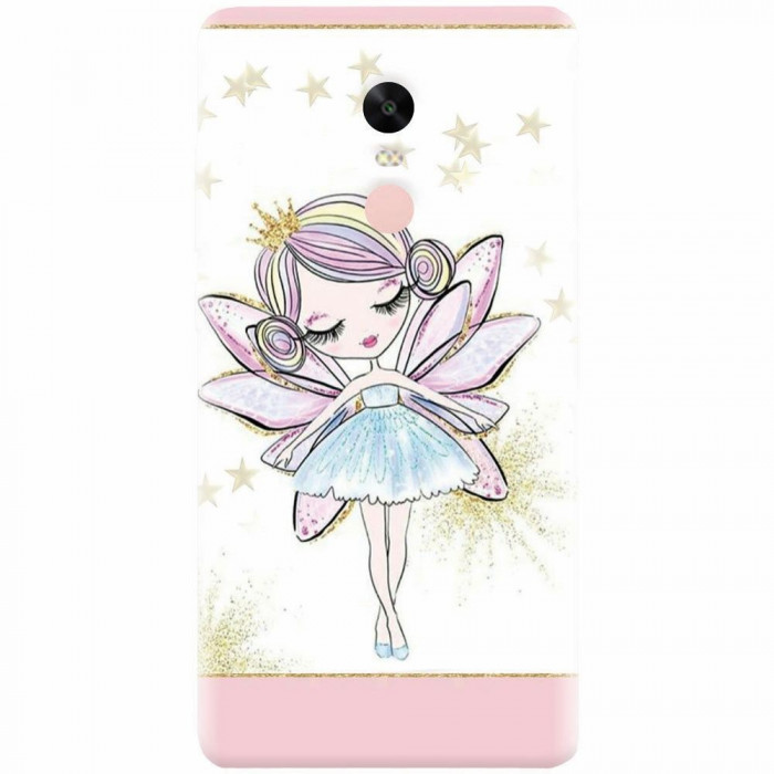 Husa silicon pentru Xiaomi Redmi Note 4, Fairy Girl