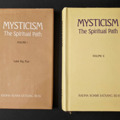 MYSTICISM. THE SPIRITUAL PATH Lekh Raj Puri 2 Vol Spiritualitate 604 pag Engleza