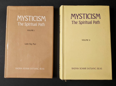 MYSTICISM. THE SPIRITUAL PATH Lekh Raj Puri 2 Vol Spiritualitate 604 pag Engleza foto