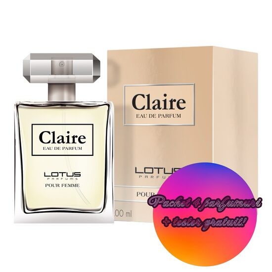 Set 4 Apa de parfum Claire Revers, Femei, 100 ml + Tester 100 ml GRATUIT