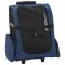 Cărucior pentru animale de companie 3 &icirc;n 1, design albastru, 48x32x(57-106) cm, material Oxford