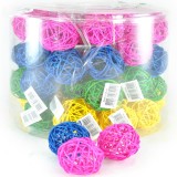 JUCARIE PENTRU PISICI PAPILLON MINGE, MIX COLOURS, 4CM-60 BUC SET 240033