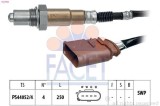 Sonda lambda Seat Ibiza III (6L1); Skoda Fabia I (6Y2), Fabia II (542); VW Fox, Polo (9N, 9A), Polo IV (9N, 9A) Motor 1.2, 1.4, OE 03D906265A