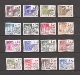 Franta 1979, 1980, 1981,1982 - Monumente istorice, Preanulat (4 serii), SET COMPLET, MNH, Nestampilat