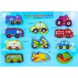 Puzzle din lemn 3D Familia Mea.Insecte.Trafic.Spatiu.Dinozauri