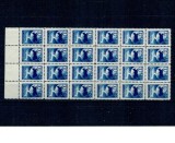 URSS 1955 - Posta Aeriana, avion, Mi.No.1762C bloc de 24 marci neuzate