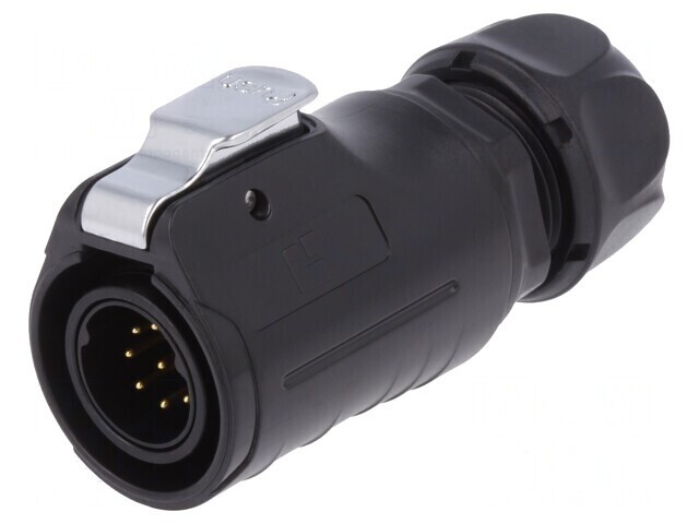 Conector circular tată 9 pini aurit 5A