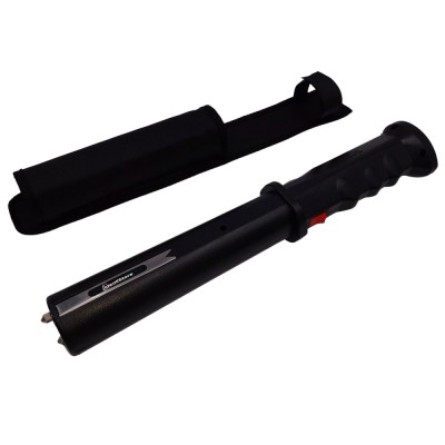 Baston cu electrosoc si lanterna IdeallStore&amp;reg;. Unit TW-809, plastic, 33.5 cm, negru, husa inclusa foto