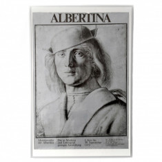 Afis poster vechi vintage capodopere Albertina muzeu Viena Austria 1973 anii '70