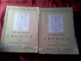 6. Ion Neculce - CRONICA- vol.1 si 2 Ed.Scrisul Romanesc Craiova 532 PAG +3 HARTI + ilustratii