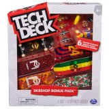 Tech deck pachet 6 piese cu accesorii fingerboard sk8mafia, Spin Master