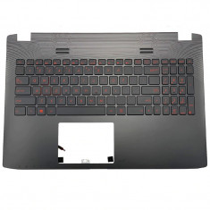 Carcasa superioara cu tastatura iluminata palmrest Laptop, Asus, ROG G552, G552J, G552JX, G552V, G552VL, G552VW, G552VX