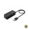 Hub USB Orico W5P-U2-100 4 x USB-A 1m Negru