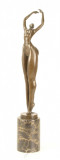 Nud- statueta moderna din bronz pe un soclu din marmura SL-101, Nuduri