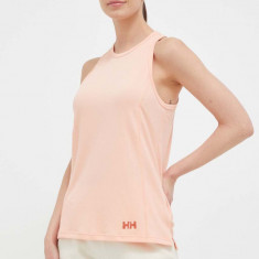 Helly Hansen top sport Solen femei, culoarea portocaliu