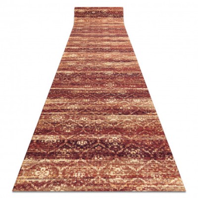 Traversa anti-alunecare DIGITAL - BERGEN Marocani trellis brick vin roșu / b&amp;eacute;žov&amp;aacute; , 120 cm foto