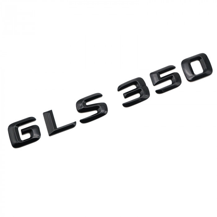 Emblema GLS 350 Negru, pentru spate portbagaj Mercedes