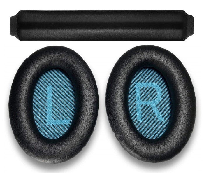 TXE Set 2 Bureti + Banda superioara pentru casti Bose QC25 QC35 QC35 II
