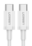 CABLU alimentare si date Ugreen, &amp;quot;US264&amp;quot;, Fast Charging Data Cable pt. smartphone, USB Type-C la USB Type-C 60W/3A, nickel plating, PVC, 1.5