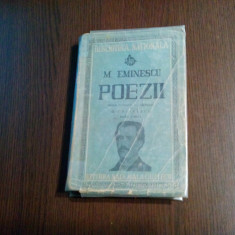 MIHAI EMINESCU - Poezii - G. Calinescu (editie) - Editura Nationala, 1943, 288p.