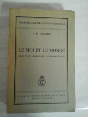 J.D.GHEREA - LE MOI ET LE MONDE - 1938 foto