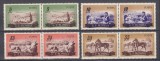 ROMANIA 1955 LP 400 ZOOTEHNIE PERECHE SERII MNH, Nestampilat