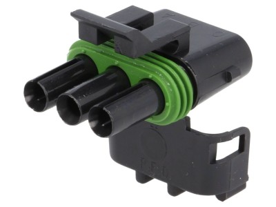 Conector Weather Pack Tower mamă pe cablu foto