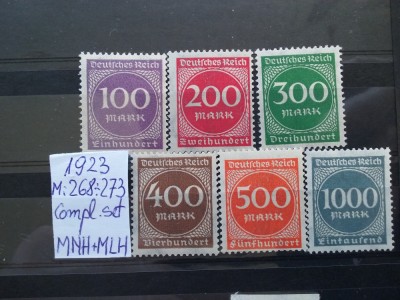 1923-Complet set-MNH+MLH -Perfect foto