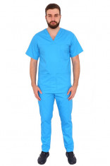 Costum medical turquoise unisex XS foto