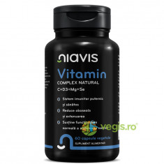 Vitamin Complex Natural C+D3+Mg+Se 60cps