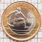 1292 Brazilia 1 Real 2014 Olympic Games Rio 2016 - Athletics km 687 aunc - UNC