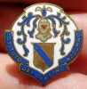 I.022 INSIGNA MILITARA ITALIA BUTONIERA REVER Istituto Nastro Azzurro, Europa