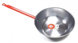 Tigaie adanca pentru prajit, maner lung, otel lustruit, 30 cm, 4.25 litri, La Ideal, Garcima, GRC10430