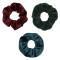 Elastice Păr, Set 3 Bucăți, Catifelate, Multicolor