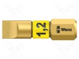 Capăt şurubelniţă plată WERA 6,5x1,2mm BiTorsion Lungime 25mm