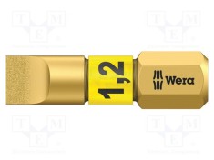 Capăt şurubelniţă plată WERA 6,5x1,2mm BiTorsion Lungime 25mm