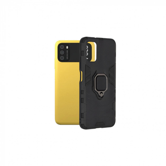 Husa pentru Xiaomi Poco M3 Techsuit Silicone Shield Negru