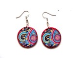 cercei lemn multicolor 45633