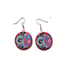 cercei lemn multicolor 45633