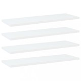 vidaXL Plăci Bibliotecă, 4 buc, Alb, 60x20x1.5 cm, PAL - Rafturi Mobilier Living, &Icirc;nlocuire Raft