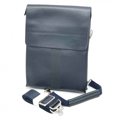 Geanta tip borseta barbati de Umar sau Mana, Culoare Navy, 21 x 27 x 4/6 cm foto