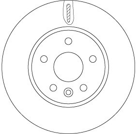 TRW DF6819 Disc frana